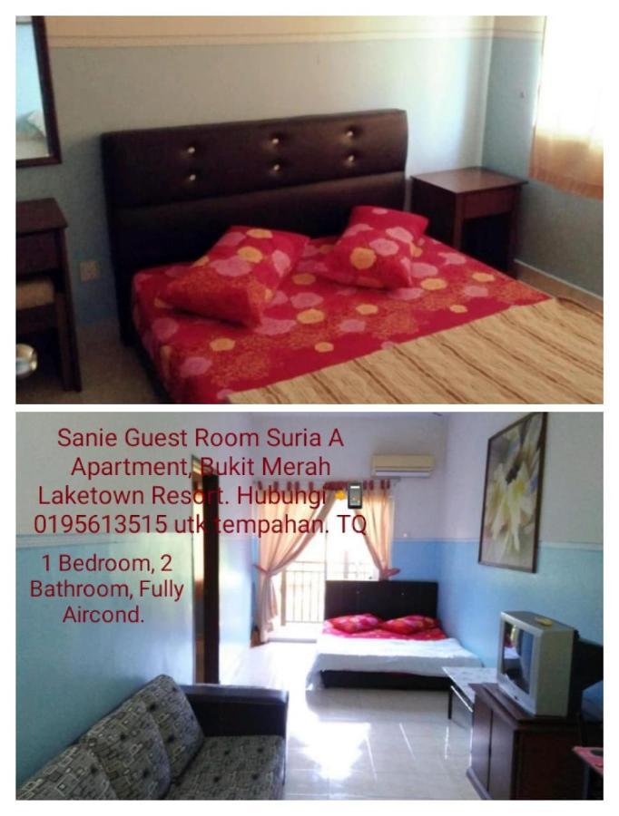 Sanie Guest Room Suria A' Apartment, Bukit Merah Laketown Resort Kampong Kubu Gajah  Eksteriør bilde